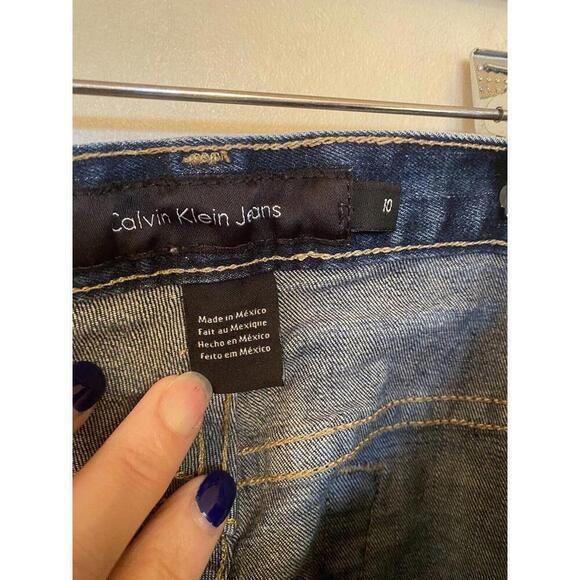 Calvin Klein Jeans Dark Wash Flare Sz.10 - Picture 3 of 7